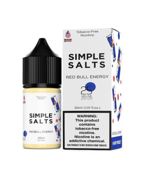 Energy Tobacco Free Nicotine Salt Juice by Simple Salts