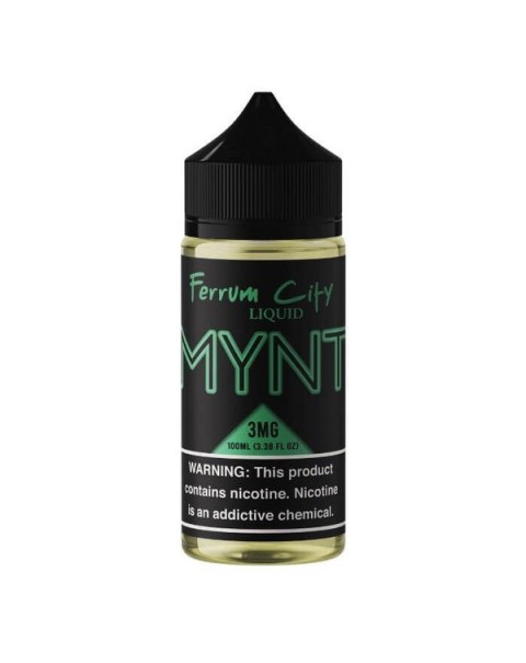 MYNT Tobacco Free Nicotine Vape Juice by Ferrum City Liquid