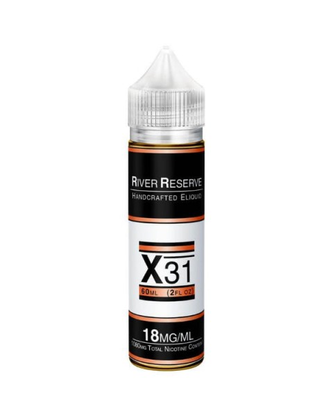 X-31 Tobacco Free Nicotine E-liquid by River Reserve