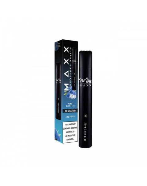 Pod King Maxx Blue Razz Iced Disposable Device