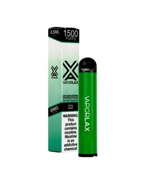 Vaporlax Cool Mint Disposable Device