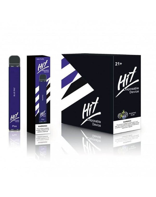 Hit Plus Blue Raz Disposable Device