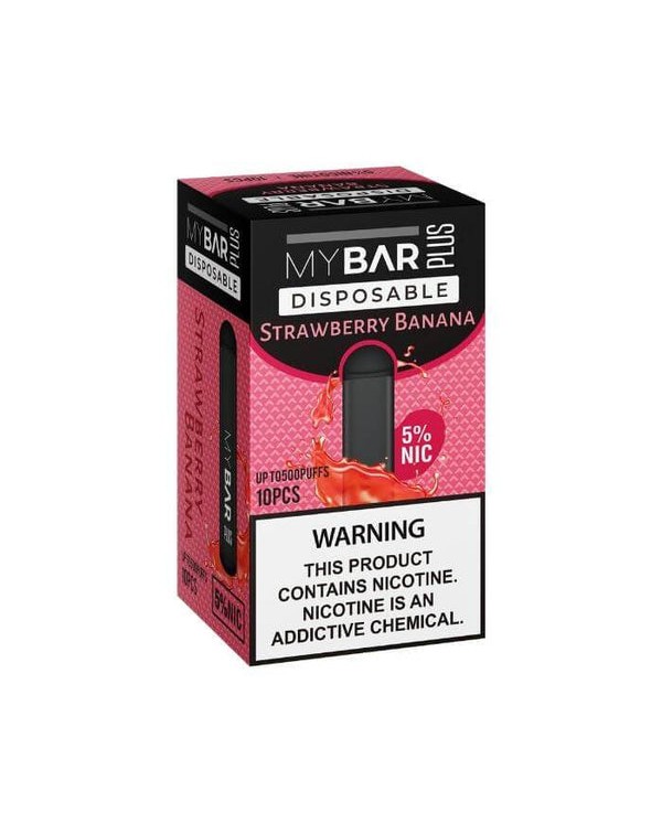 My Bar Plus Strawberry Banana Disposable Device