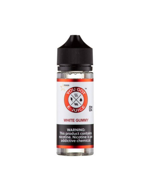 White Gummy Synthetic Nicotine Vape Juice by You Got E-Juice