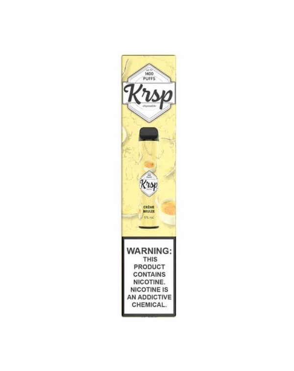 Creme Brulee Disposable Device by KRSP 1400 Puffs