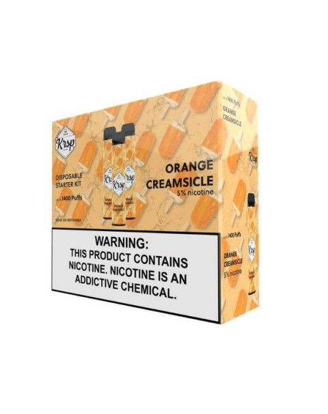 Orange Creamside Disposable Device by KRSP 1400 Puffs