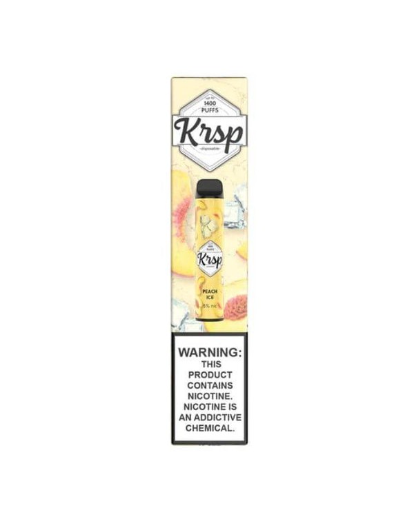 Peach Ice Disposable Device by KRSP 1400 Puffs