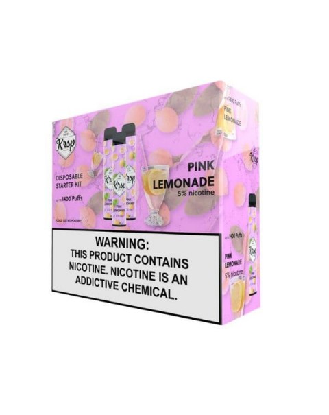 Pink Lemonade Disposable Device by KRSP 1400 Puffs