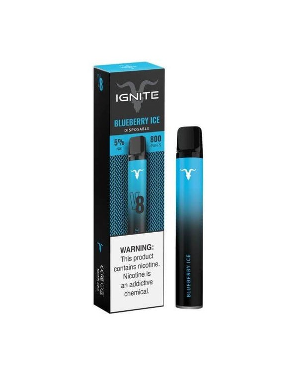 Ignite V8 Blueberry Ice Tobacco Free Nicotine Disp...