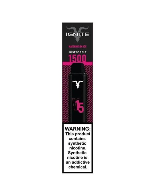 Ignite V15 Watermelon Ice Tobacco Free Nicotine Di...