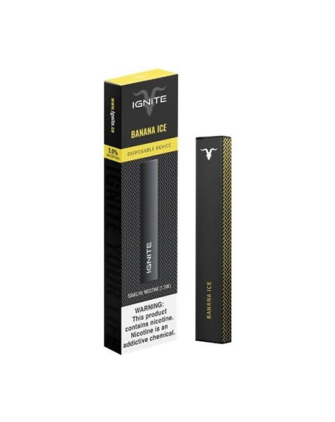 Ignite V3 Banana Ice Tobacco Free Nicotine Disposable Vape Pen