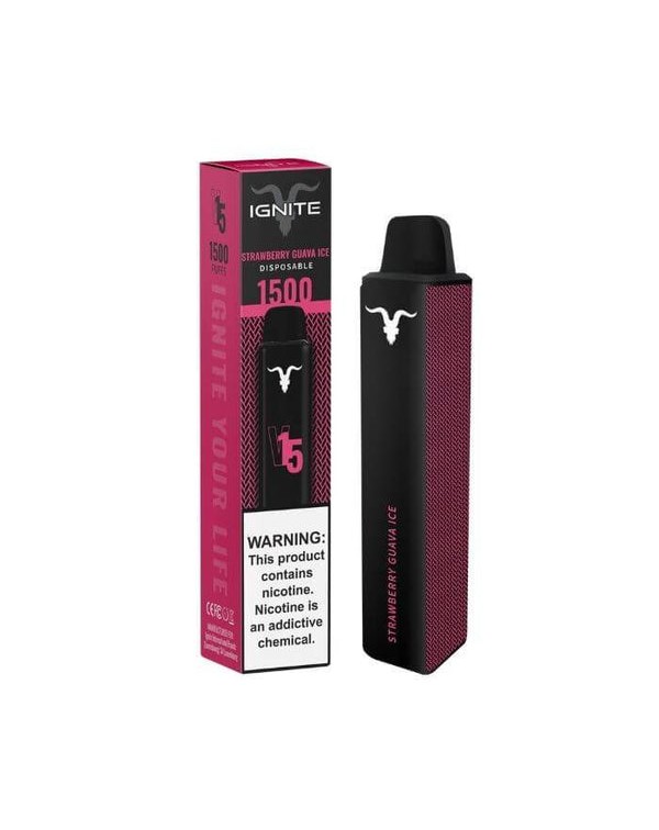 Ignite V15 Strawberry Guava Ice Tobacco Free Nicot...