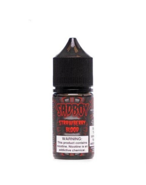 Strawberry Iced SadBoy Nicotine Salt E-Liquid
