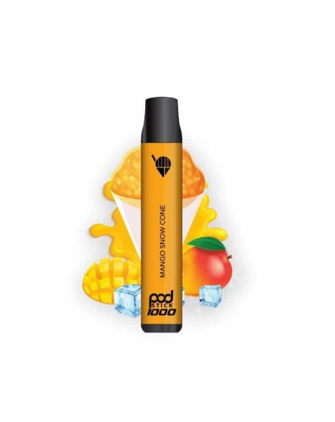 Podstick 1000 Mango Snow Cone Disposable Device