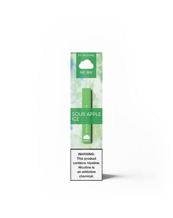 Nic Bar Sour Apple Ice Disposable Device