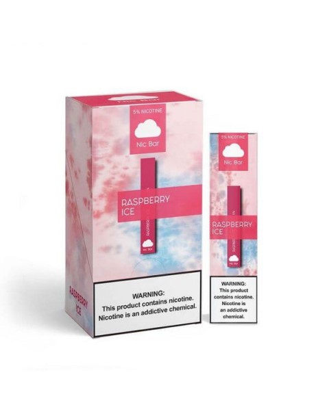 Nic Bar Rasberry Ice Disposable Device