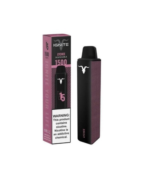 Ignite V15 Lychee Tobacco Free Nicotine Disposable Vape Pen