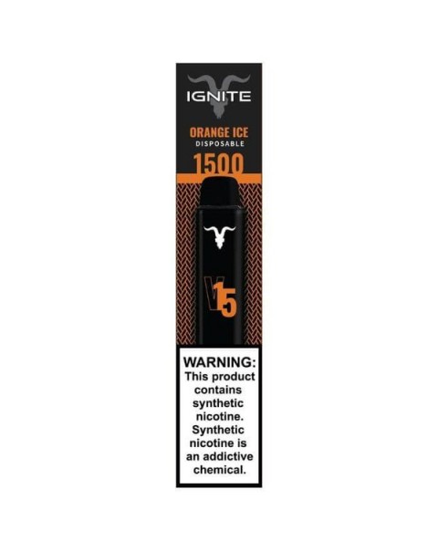 Ignite V15 Orange Ice Tobacco Free Nicotine Disposable Vape Pen