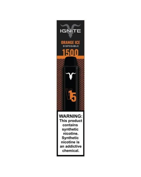 Ignite V15 Orange Ice Tobacco Free Nicotine Disposable Vape Pen
