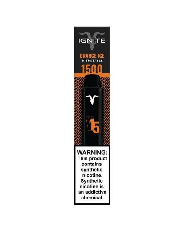 Ignite V15 Orange Ice Tobacco Free Nicotine Dispos...