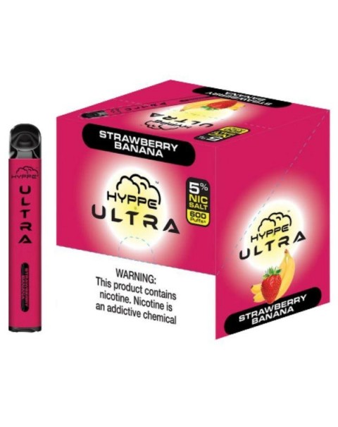 Hyppe Bar Ultra Strawberry Banana Disposable Device