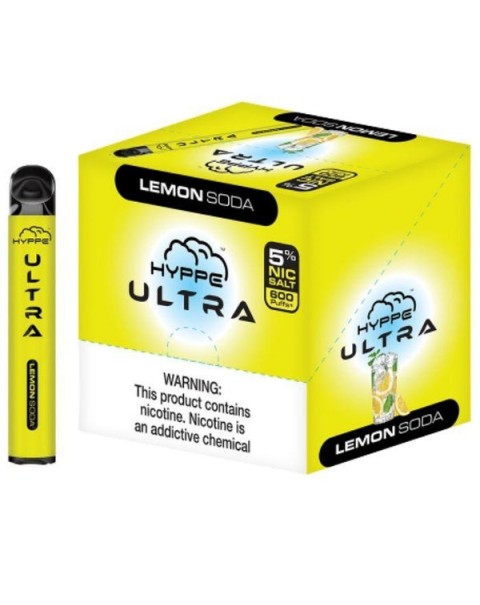 Hyppe Bar Ultra Lemon Soda Disposable Device