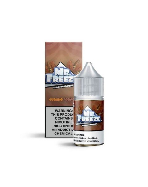 Cubano Tobacco Nicotine Salt by Mr Freeze Tobacco E-Liquid