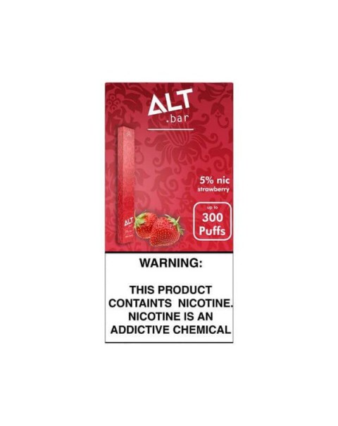 Alt Bar Strawberry Disposable Device