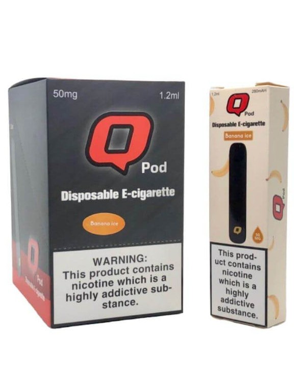 Q Pods Banana Ice Disposable Device
