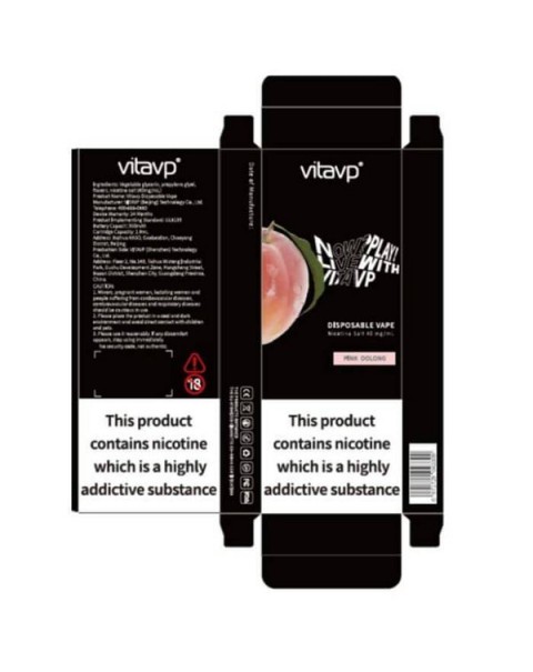 Vitavp Pink Oolong Disposable Device