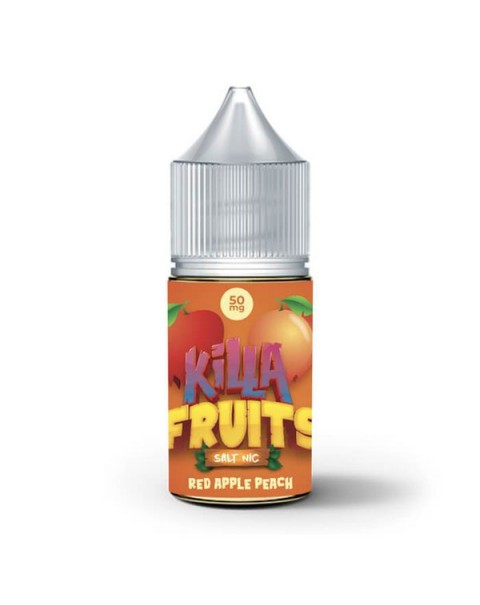 Red Apple Peach Salt Nic by Killa Fruits Nicotine Salt E-Liquid