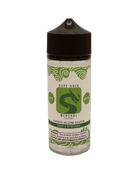 Menthol Tobacco Free Nicotine Vape Juice by Vape Dojo E-Liquid