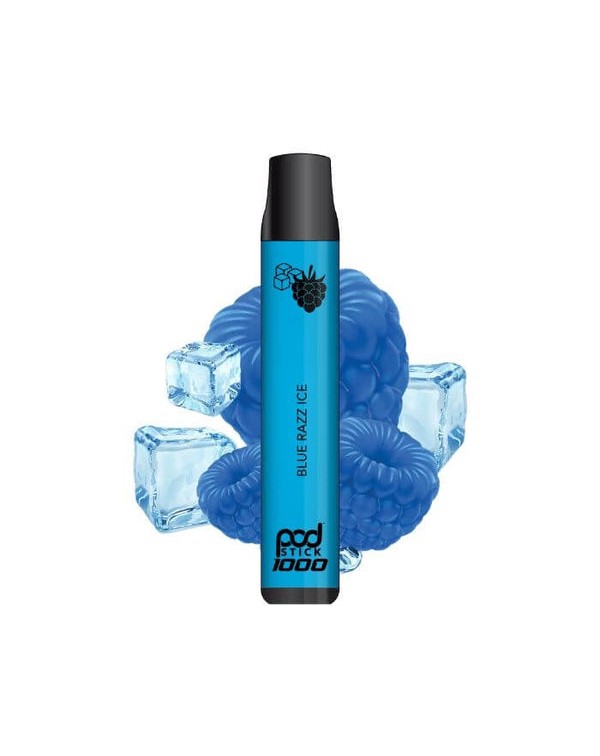 Podstick 1000 Blue Razz Ice Disposable Device
