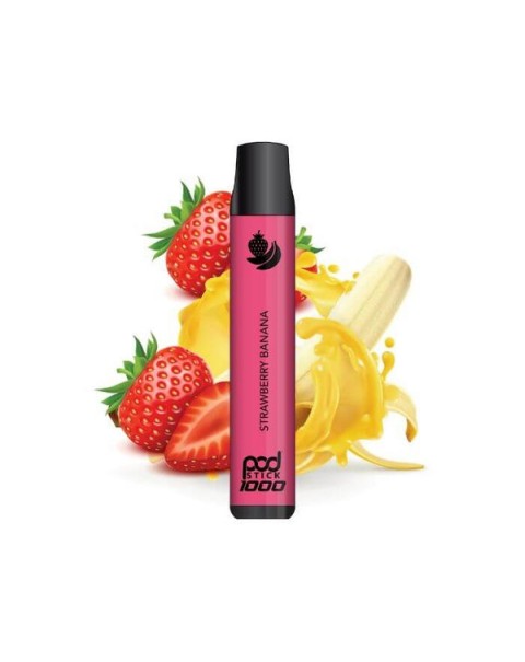 Podstick 1000 Strawberry Banana Disposable Device