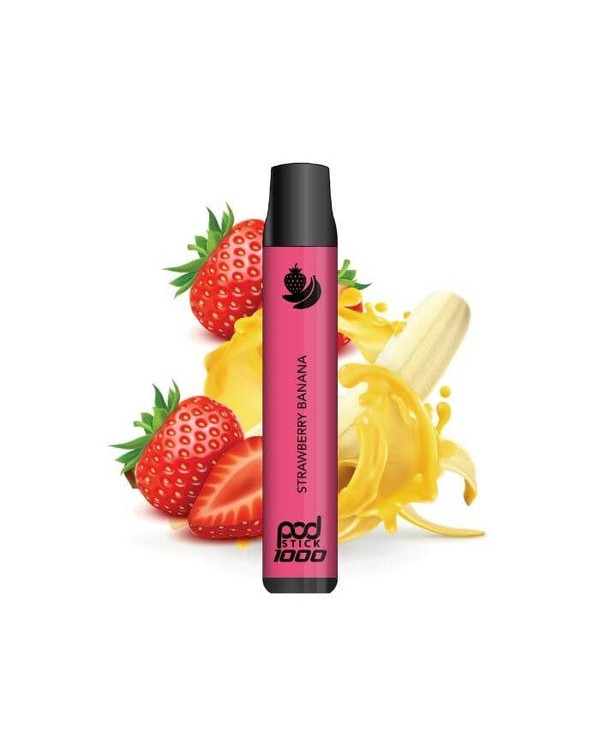 Podstick 1000 Strawberry Banana Disposable Device
