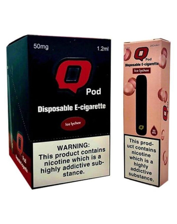 Q Pods Ice Lychee Disposable Device