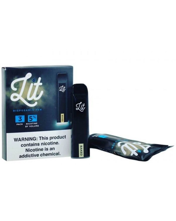 Lit Baked Disposable Device (3-Pack)