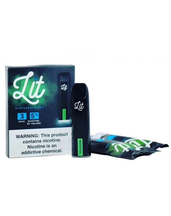 Lit Menthol Disposable Device (3-Pack)