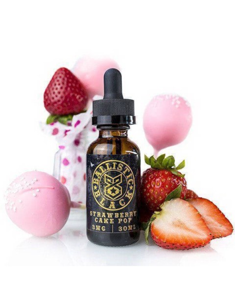 Strawberry Cake Pop by Ballistic Black E-Liquid