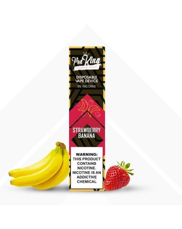 Pod King Strawberry Banana Disposable Device