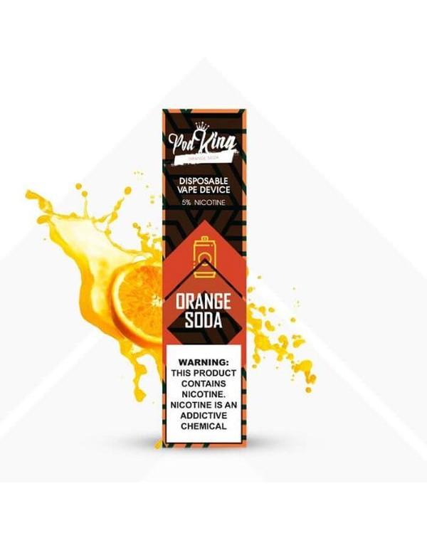 Pod King Orange Soda Disposable Device