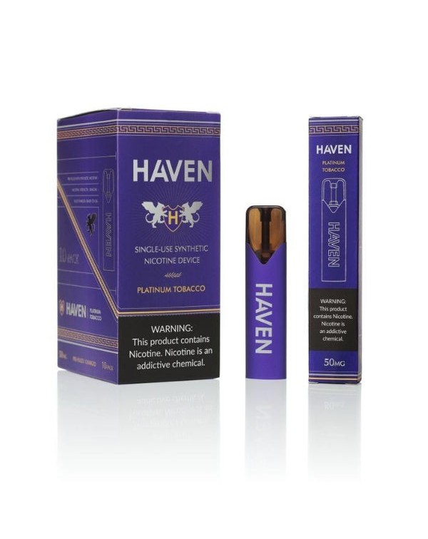 Haven 300 Puffs Synthetic Nicotine Disposable Vape...