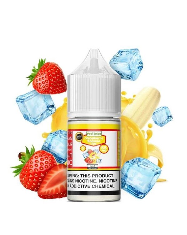 Strawberry Banana Ice by Pod Juice Nicotine Salt E...
