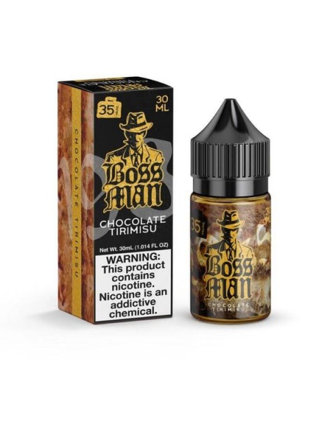 Chocolate Tiramisu by Boss Man Nicotine Salt E-Liquid