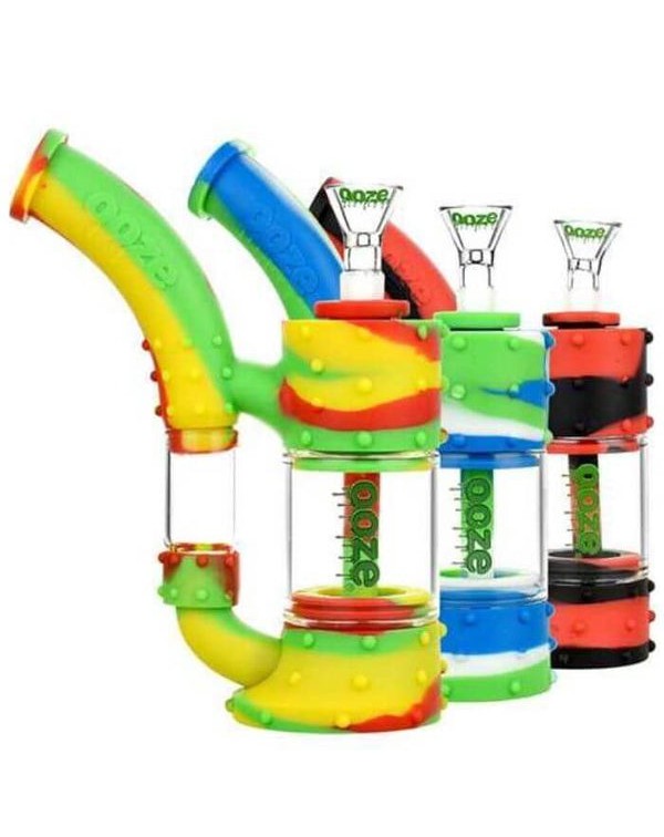 Stack Pipe Silicone Bubbler by Ooze