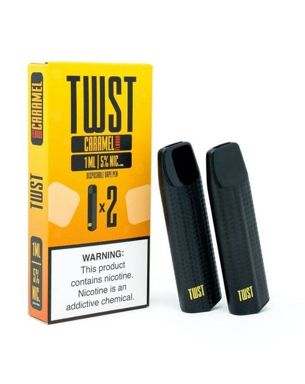 Twist Caramel Disposable Device (Twin Pack)
