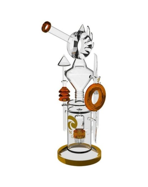 Showerhead Donut Recycler Water Pipe by Tsunami Premium