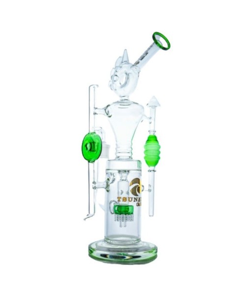 Showerhead Donut Recycler Water Pipe by Tsunami Premium