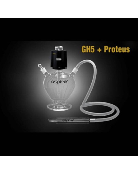 Aspire Glass Hookah - GH5 + Proteus Bundle