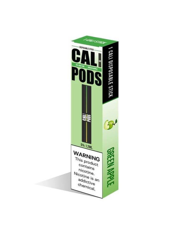 Cali Pods Green Apple Stick Disposable Device